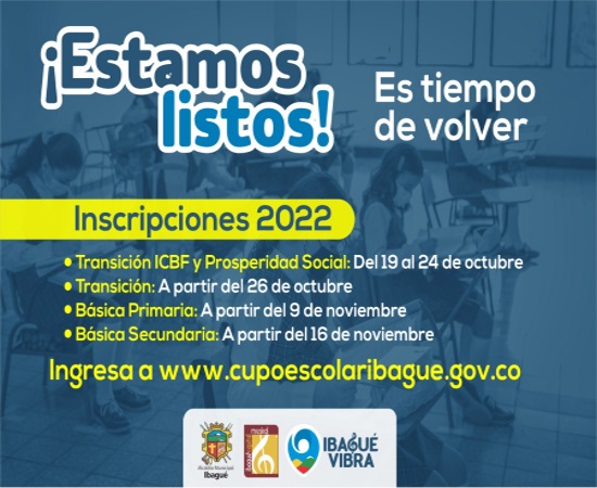 Inscripciones Vigencia 2022